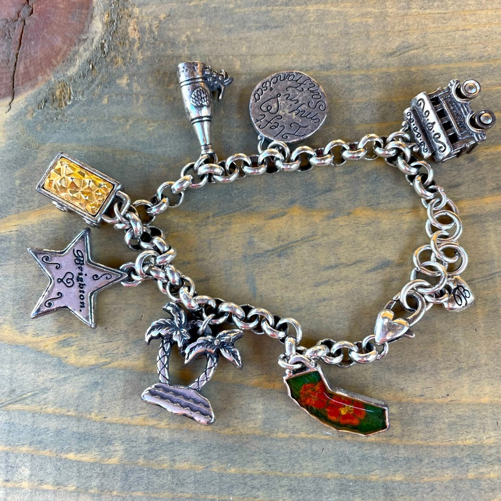 Retired Brighton “California” Charm Bracelet